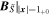 ${{\boldsymbol{B}}}_{\tilde{S}}{| }_{| {\boldsymbol{x}}| ={1}_{+0}}$