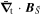 ${\bar{{\boldsymbol{\nabla }}}}_{{\rm{t}}}\cdot {{\boldsymbol{B}}}_{\tilde{S}}$