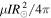 $\mu I{R}_{\odot }^{2}/4\pi $