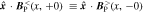 $\widehat{{\boldsymbol{x}}}\cdot {{\boldsymbol{B}}}_{{\rm{P}}}^{\lt }(x,+0)\,\equiv \widehat{{\boldsymbol{x}}}\cdot {{\boldsymbol{B}}}_{{\rm{P}}}^{\gt }(x,-0)$