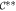 ${ \mathcal C }* * $