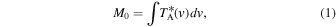 Equation (1)