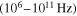 $\left(1{0}^{6}\,\unicode{x02013}\,1{0}^{11}\,{\rm{Hz}}\right)$