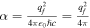$\alpha =\frac{{q}_{f}^{2}}{4\pi {\epsilon }_{0}\hslash c}=\frac{{q}_{f}^{2}}{4\pi }$