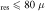 ${}_{{\rm{res}}}\leqslant 80\,\mu $