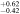 ${}_{-0.42}^{+0.62}$