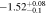 $-1.5{2}_{-0.1}^{+0.08}$