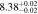 $8.3{8}_{-0.02}^{+0.02}$