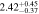 $2.4{2}_{-0.37}^{+0.45}$