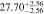 $27.7{0}_{-2.56}^{+2.56}$