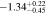 $-1.3{4}_{-0.45}^{+0.22}$