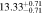 $13.3{3}_{-0.71}^{+0.71}$