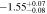 $-1.5{5}_{-0.08}^{+0.07}$