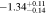 $-1.3{4}_{-0.14}^{+0.11}$