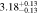 $3.1{8}_{-0.13}^{+0.13}$