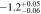 $-1.{2}_{-0.06}^{+0.05}$