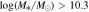 ${\rm{log}}({M}_{* }/{M}_{\odot })\gt 10.3$