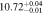$10.7{2}_{-0.01}^{+0.04}$