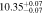 $10.3{5}_{-0.07}^{+0.07}$