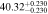 $40.3{2}_{-0.230}^{+0.230}$