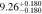 $9.2{6}_{-0.180}^{+0.180}$