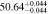 $50.6{4}_{-0.044}^{+0.044}$
