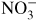${\rm NO}_3^-$