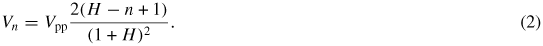 Equation (2)