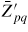 $\bar{{Z}}'_{pq}$