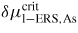 $\delta \mu_{{\rm l-ERS,As}}^{{\rm crit}}$