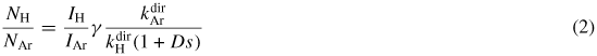 Equation (2)