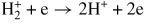 ${\rm H}_{2}^{+} +{\rm e} \to {\rm 2H}^{+}+{\rm 2e}$