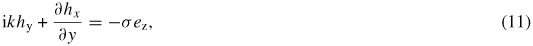 Equation (11)