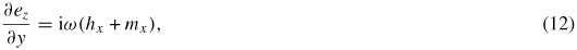 Equation (12)