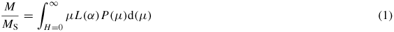 Equation (1)