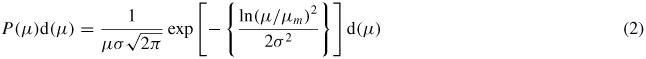 Equation (2)