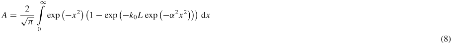 Equation (8)