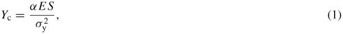 Equation (1)
