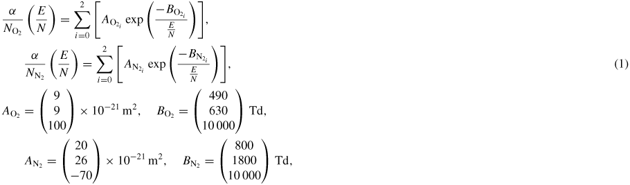 Equation (1)
