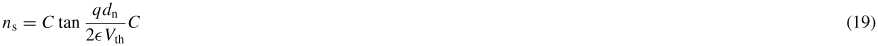 Equation (19)