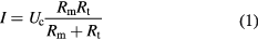 Equation (1)