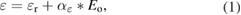 Equation (1)