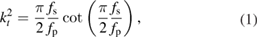 Equation (1)