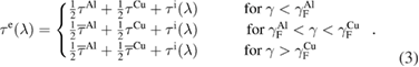 Equation (3)