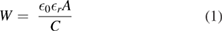 Equation (1)
