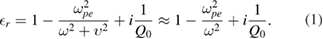 Equation (1)