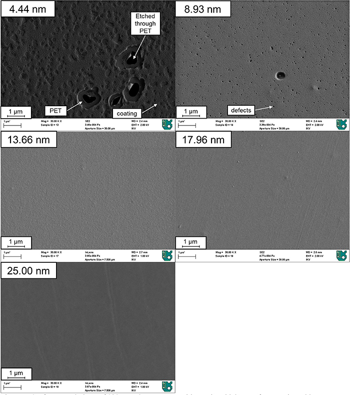 Quantification of dominant diffusion processes through plasma enhanced ...