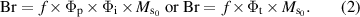 Equation (2)