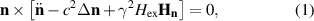 Equation (1)