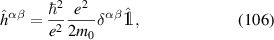 Equation (106)